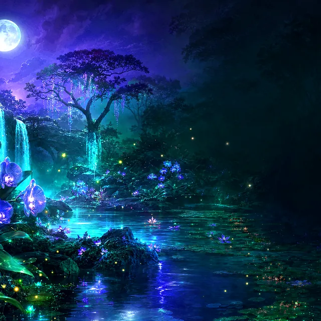 Moonlit Orchid