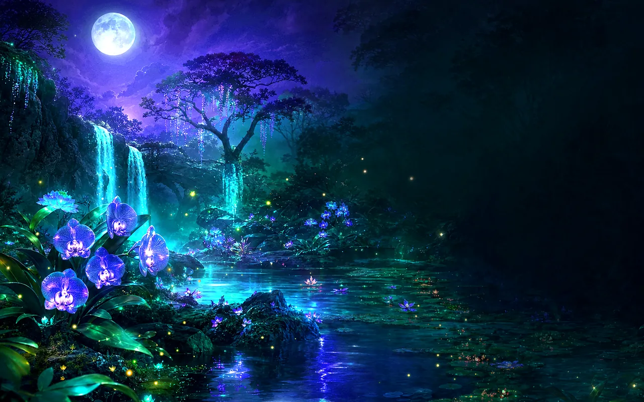 Moonlit Orchid